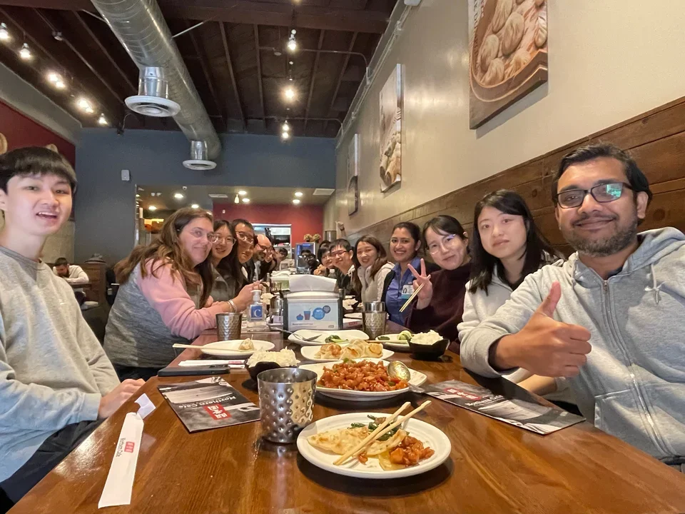 2024 Lunar New Year celebration dinner at restaurant